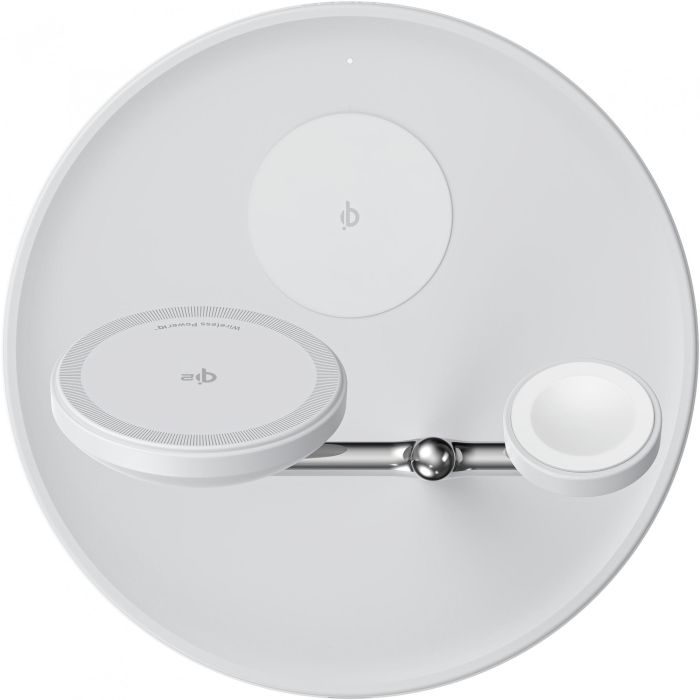 Anker MagGo Wireless Charging Station 3-in-1, Base de Carga Inalámbrica Plegable, Blanco 7