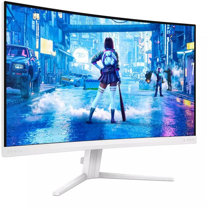 Philips 27M2C5201L Monitor Curvo 27 Pulgadas QHD 165Hz 1ms VA 2560x1440 16:9 Blanco Conexiones HDMI DP 2 Philips 27M2C5201L Monitor Curvo 27 Pulgadas QHD 165Hz 1ms VA 2560x1440 16:9 Blanco Conexiones HDMI DP 2