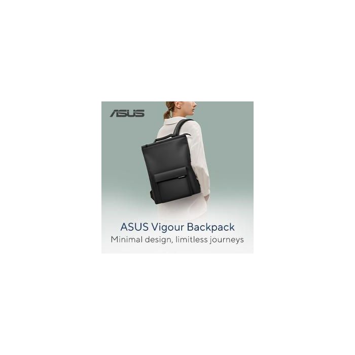 Asus Vigour Mochila para Portátil de hasta 16 pulgadas, Negra, 0.75 kg, Diseño Minimalista, Poliéster/PU Impermeable 17 Asus Vigour Mochila para Portátil de hasta 16 pulgadas, Negra, 0.75 kg, Diseño Minimalista, Poliéster/PU Impermeable 17