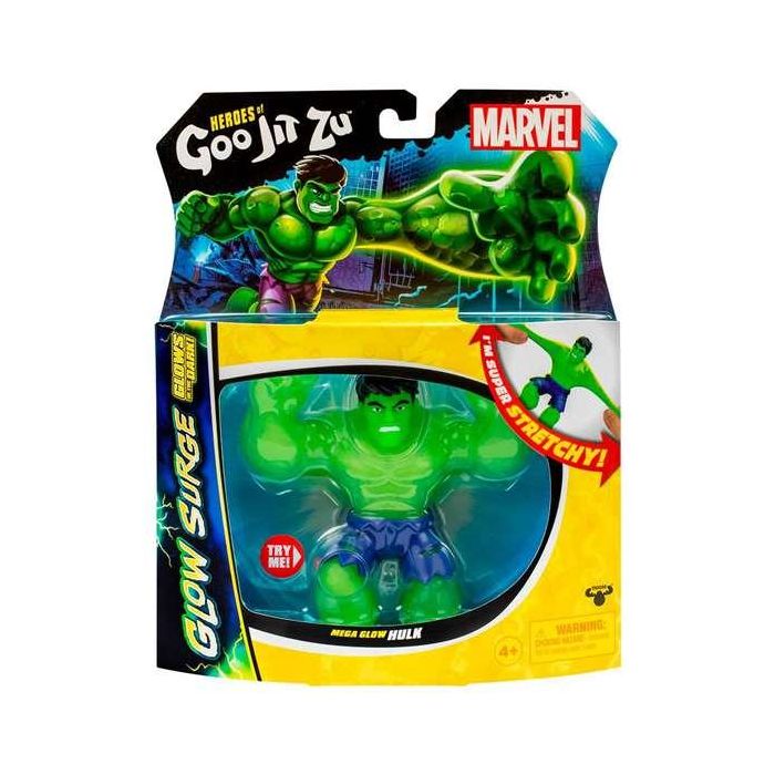 Figura estirable marvel glow surge hulk. brilla en la oscuridad. 13 cm 1 Figura estirable marvel glow surge hulk. brilla en la oscuridad. 13 cm 1