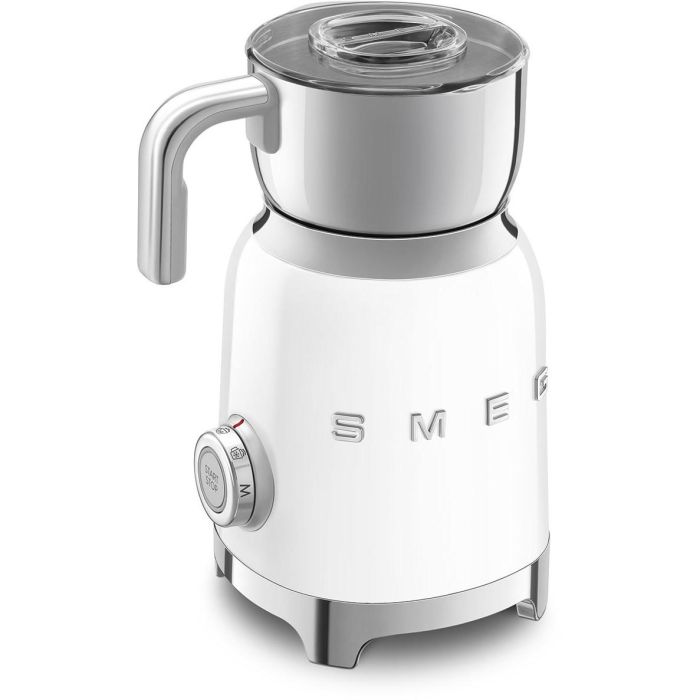 Smeg MFF11WHEU Espumador de Leche Eléctrico 50's Style, Calentador de Leche Automático, Color Blanco 3 Smeg MFF11WHEU Espumador de Leche Eléctrico 50's Style, Calentador de Leche Automático, Color Blanco 3