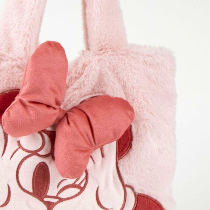 Cerdá Bolsa de Compras de Peluche con Diseño de Minnie Mouse, Color Rosa, Dimensiones: 30 x 37 x 8 cm, Recomendada para Mayores de 3 Años 1 Cerdá Bolsa de Compras de Peluche con Diseño de Minnie Mouse, Color Rosa, Dimensiones: 30 x 37 x 8 cm, Recomendada para Mayores de 3 Años 1
