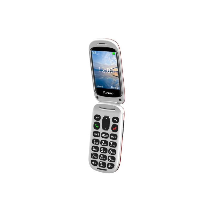 Teléfono Móvil Funker E200 MAX AUDIO 2 Rojo 2,8" 2 Teléfono Móvil Funker E200 MAX AUDIO 2 Rojo 2,8" 2