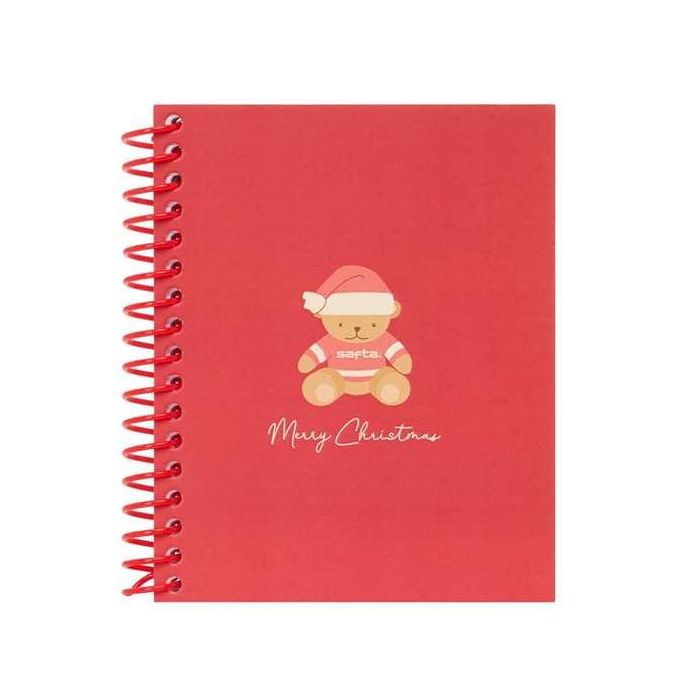 Bloc a6 120 hojas osito rojo felices fiestas 11,8x14,6xcm 0 Bloc a6 120 hojas osito rojo felices fiestas 11,8x14,6xcm 0
