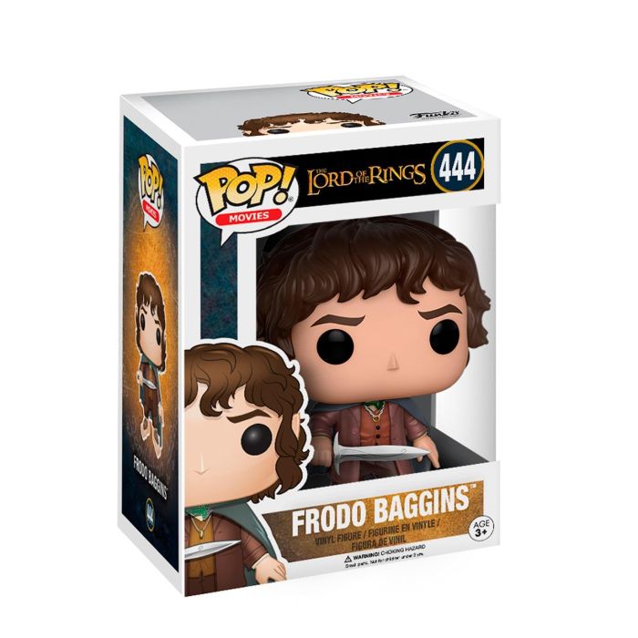 Funko 13551 Pop! Figura de Vinilo de Frodo Baggins, El Portador del Anillo - El Señor de los Anillos, 10 cm 1 Funko 13551 Pop! Figura de Vinilo de Frodo Baggins, El Portador del Anillo - El Señor de los Anillos, 10 cm 1