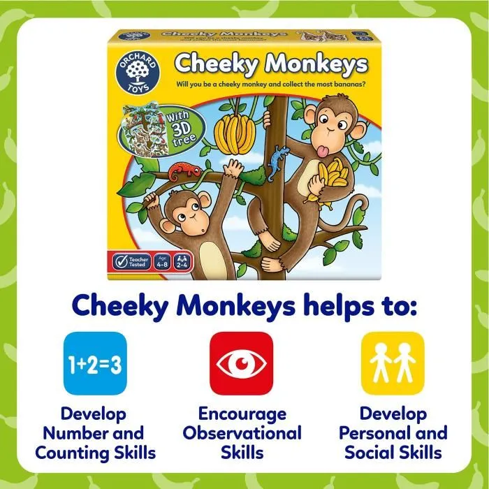 Orchard Cheeky Monkeys Juego de Suerte AUC5011863102270 4