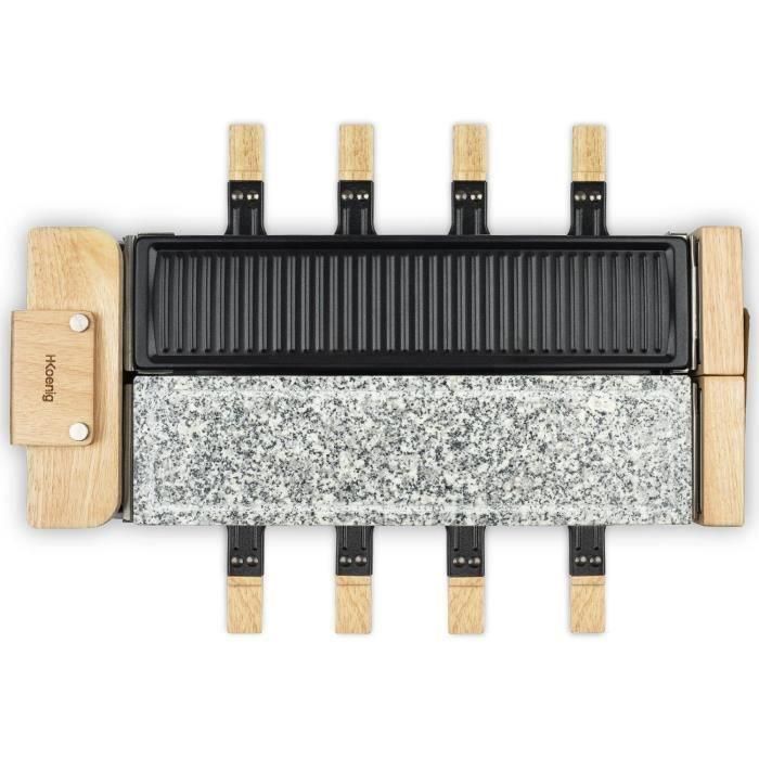 Raclette 3 en 1 WOD360 HKoeNIG: raclette + piedra para cocinar + grill - 8 personas - Superficie de cocción 41,5 x 21,2 cm - 1400W Raclette 3 en 1 WOD360 HKoeNIG: raclette + piedra para cocinar + grill - 8 personas - Superficie de cocción 41,5 x 21,2 cm - 1400W