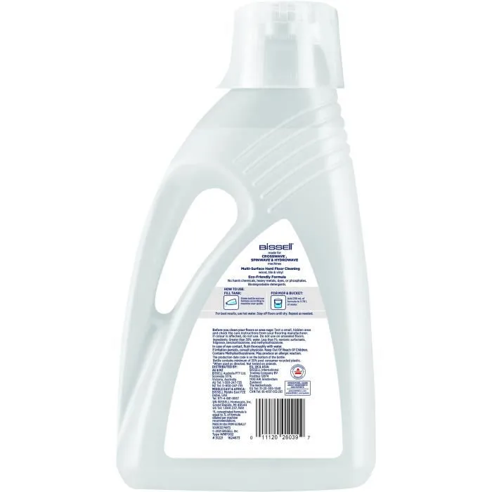 Bissell B31221 Crosswave Limpiasuelos con fórmula Natural - 2L, Especial Mascotas, Limpieza Multisuperficie 1