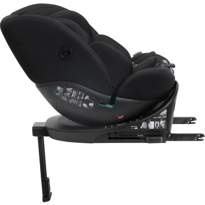 Silla de coche - CHICCO - EVERONE - Grupo 0/1/2/3 - I-Size - Giratoria - Reclinable - Reductora - Negra 1 Silla de coche - CHICCO - EVERONE - Grupo 0/1/2/3 - I-Size - Giratoria - Reclinable - Reductora - Negra 1