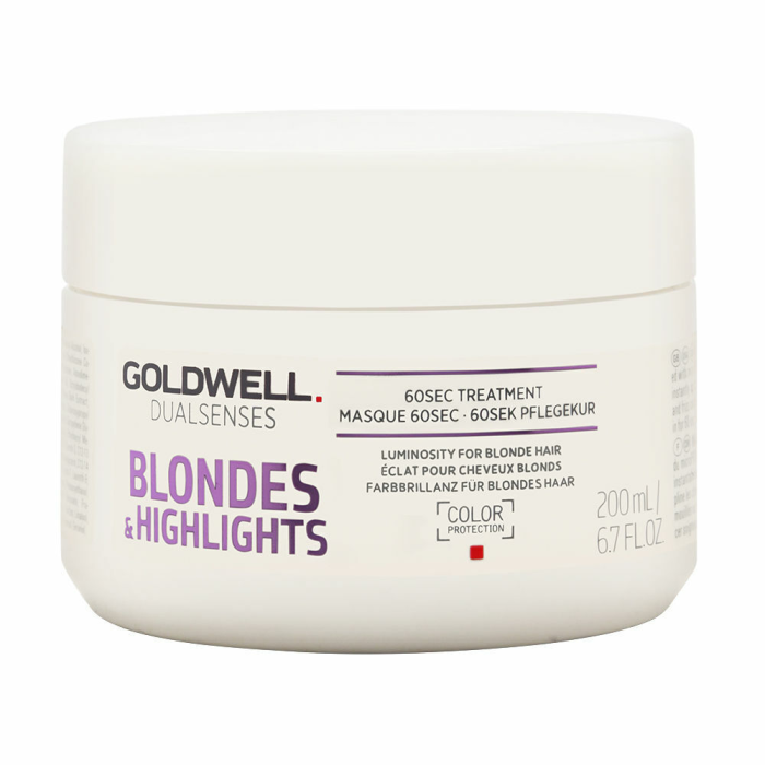 Goldwell Dualsenses Blond & Highlights 60-Sec Treatment Tratamiento Rápido 200 ml