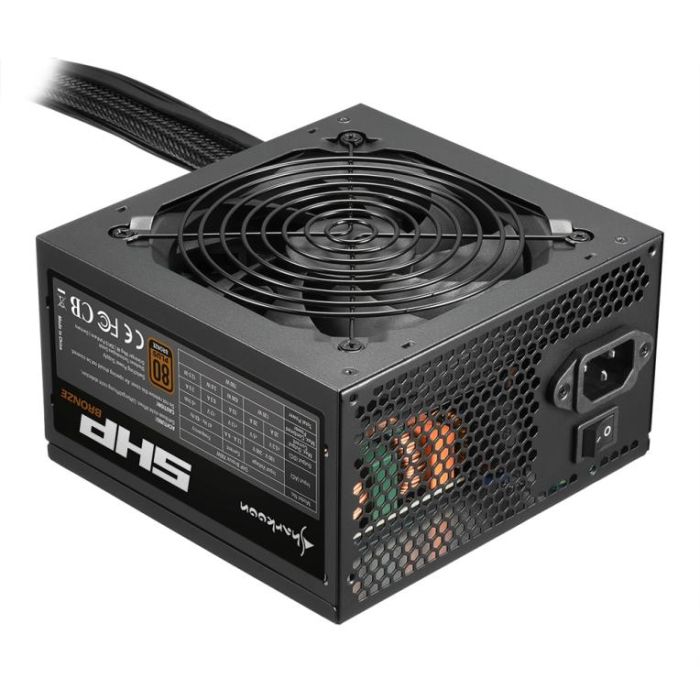 Sharkoon SHP Bronze unidad de fuente de alimentación 700 W 20+4 pin ATX ATX Negro Sharkoon SHP Bronze unidad de fuente de alimentación 700 W 20+4 pin ATX ATX Negro