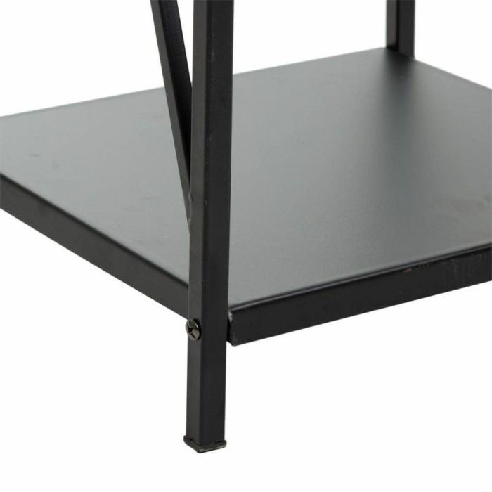 Soporte para Leña Alexandra House Living Negro Hierro 34 x 111 x 34 cm 1