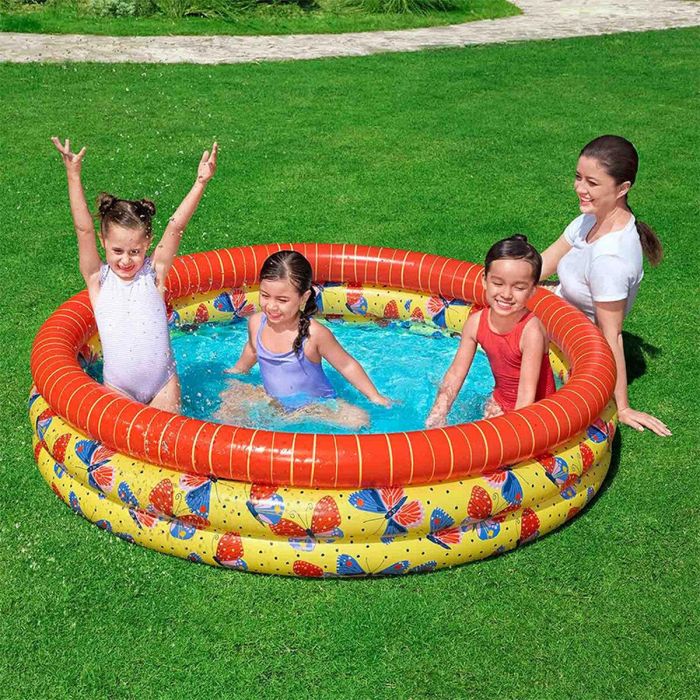 Bestway Piscina Hinchable Infantil 3 Aros Mariposas 168x38 cm +2 Años Jardin 51202 11 Bestway Piscina Hinchable Infantil 3 Aros Mariposas 168x38 cm +2 Años Jardin 51202 11