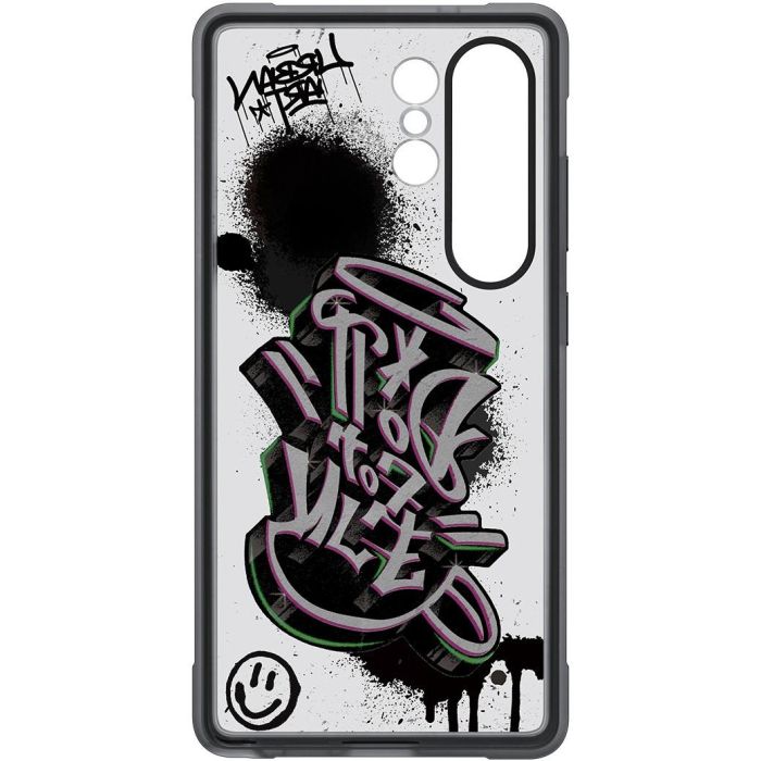 Samsung EF-JS938 Flipsuit Rugged Case para Galaxy S25 Ultra, Funda Protectora Anticaída y Antirrayaduras, Negro/Multicolor 3