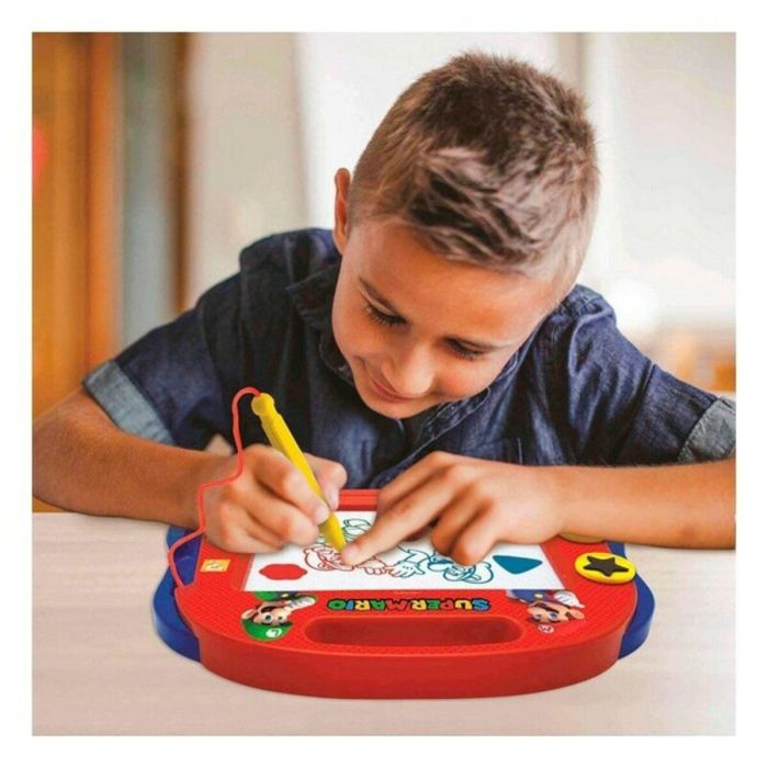 Lexibook Pizarra Mágica Super Mario A5 Multicolor con Bolígrafo Magnético y 3 Sellos (Estrella, Flor, Cuadrado) 2 Lexibook Pizarra Mágica Super Mario A5 Multicolor con Bolígrafo Magnético y 3 Sellos (Estrella, Flor, Cuadrado) 2