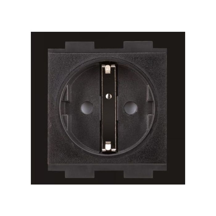Crestron Módulo de Toma de Corriente AC para Serie FT2, Individual, Europeo Schuko Tipo F FT2A-PWR-EU-1-BASIC 6508436