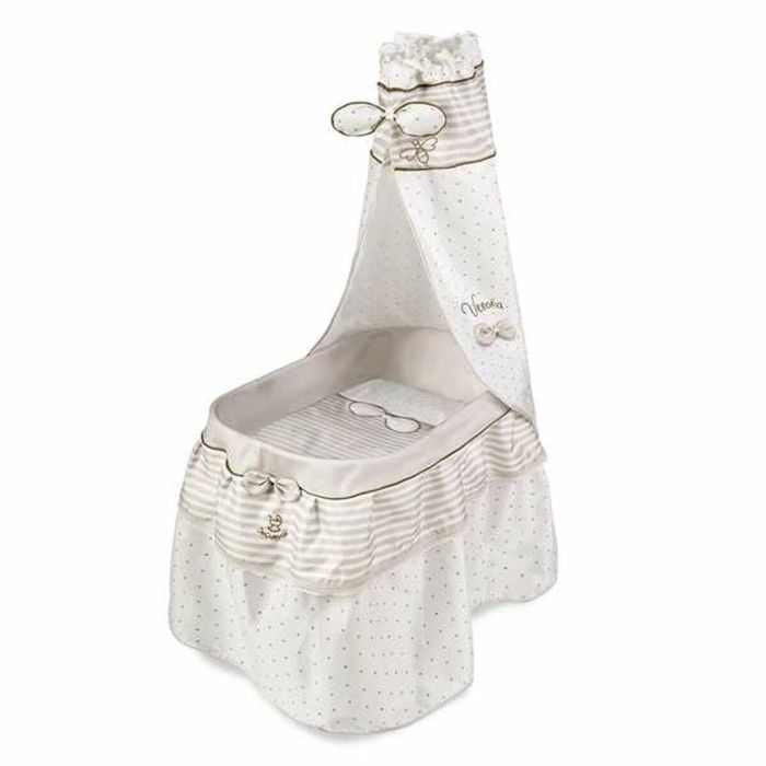 Decuevas Moisés Verona para muñecas de hasta 60 cm, 37x60x100 cm, de metal, plástico y poliéster, +3 años 6