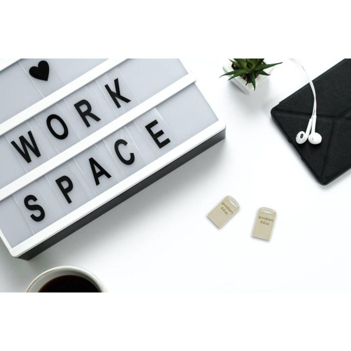 Memoria USB GoodRam UPO3 Gris Plateado 64 GB Memoria USB GoodRam UPO3 Gris Plateado 64 GB