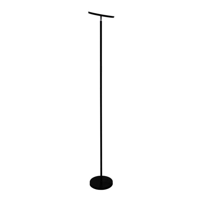 Cristalrecord Lámpara de pie Dencel 24W, 2200 lm, Negra, Ø25 x 175 cm, Dimmable, 3CCT