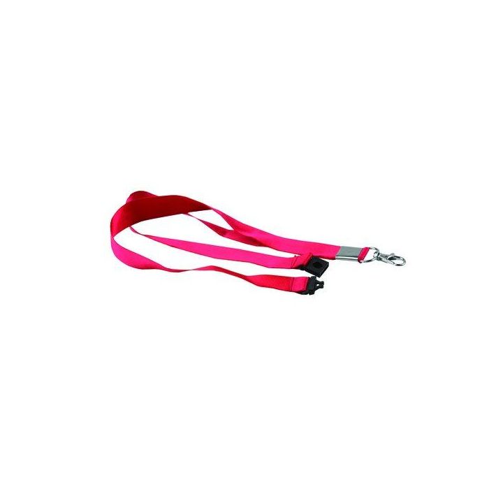 Cordon Para Distintivo Forofis Rojo Con Clip Metalico Caja De 50