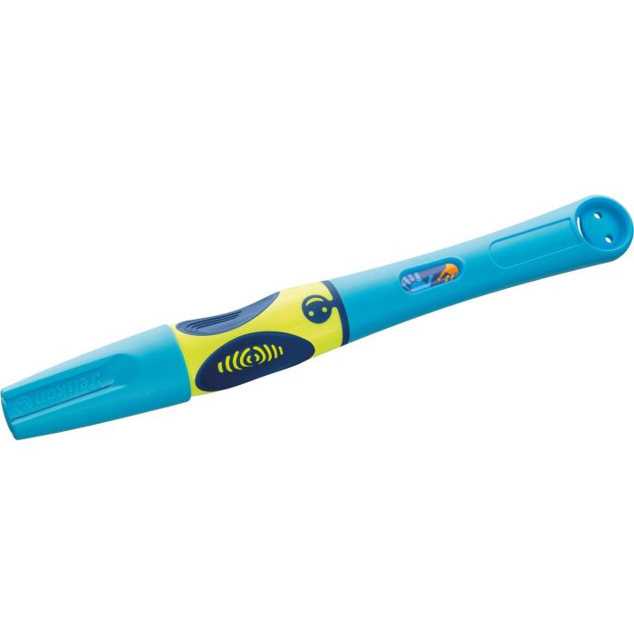 Pelikan Füllhalter griffix P2NBL NeonFreshBlue Links. Faltschachtel 4 Pelikan Füllhalter griffix P2NBL NeonFreshBlue Links. Faltschachtel 4