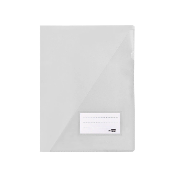 Liderpapel Carpeta Dossier Uñero Transparente Polipropileno Din A4 180 Micras 1