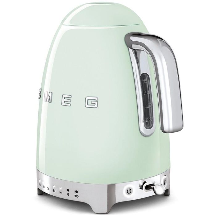 Smeg KLF04PGEU Hervidor de Agua Eléctrico 50´Style Verde Pastel 2 Smeg KLF04PGEU Hervidor de Agua Eléctrico 50´Style Verde Pastel 2