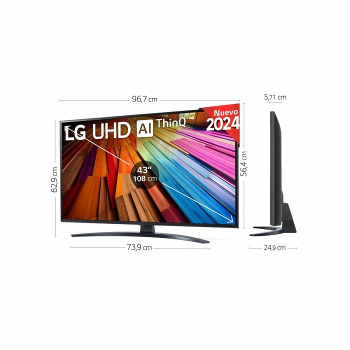 Smart TV LG 75UT81006LA.AEU 4K Ultra HD 75" 6 Smart TV LG 75UT81006LA.AEU 4K Ultra HD 75" 6
