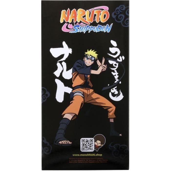 Bandai - Monchhichi - Peluche Monchhichi Naruto Shippuden - Peluche blandito de 20 cm para niños y adultos - SE241088 3 Bandai - Monchhichi - Peluche Monchhichi Naruto Shippuden - Peluche blandito de 20 cm para niños y adultos - SE241088 3