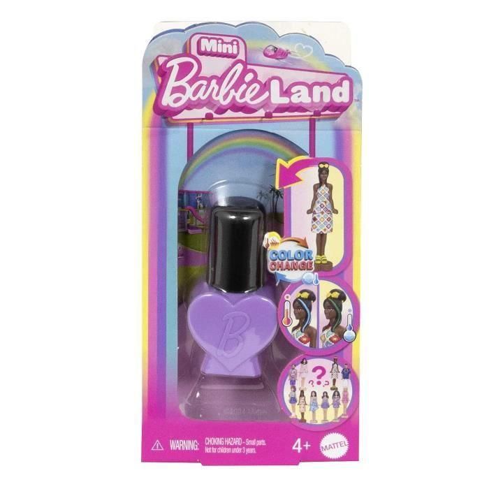 Barbie JCP97 Muñeca Mini-BarbieLand Fashionistas 1,5 pulgadas - Secreto en Botella Corazón con Cambio de Color para 4+ años Barbie JCP97 Muñeca Mini-BarbieLand Fashionistas 1,5 pulgadas - Secreto en Botella Corazón con Cambio de Color para 4+ años