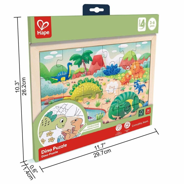 Hape Puzle de Dinosaurios | Juego Educativo para Niños 3+ Años 6 Hape Puzle de Dinosaurios | Juego Educativo para Niños 3+ Años 6