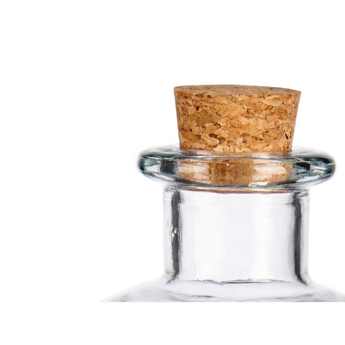 Frasca de vidrio 1000 ml con tapón de corcho Vivalto - 9x22x9 cm (18 Unidades) 3 Frasca de vidrio 1000 ml con tapón de corcho Vivalto - 9x22x9 cm (18 Unidades) 3