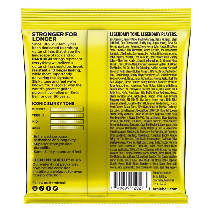 Ernieball Paradigm Slinky Juego de Cuerdas Eléctrica 11-54 1 Ernieball Paradigm Slinky Juego de Cuerdas Eléctrica 11-54 1