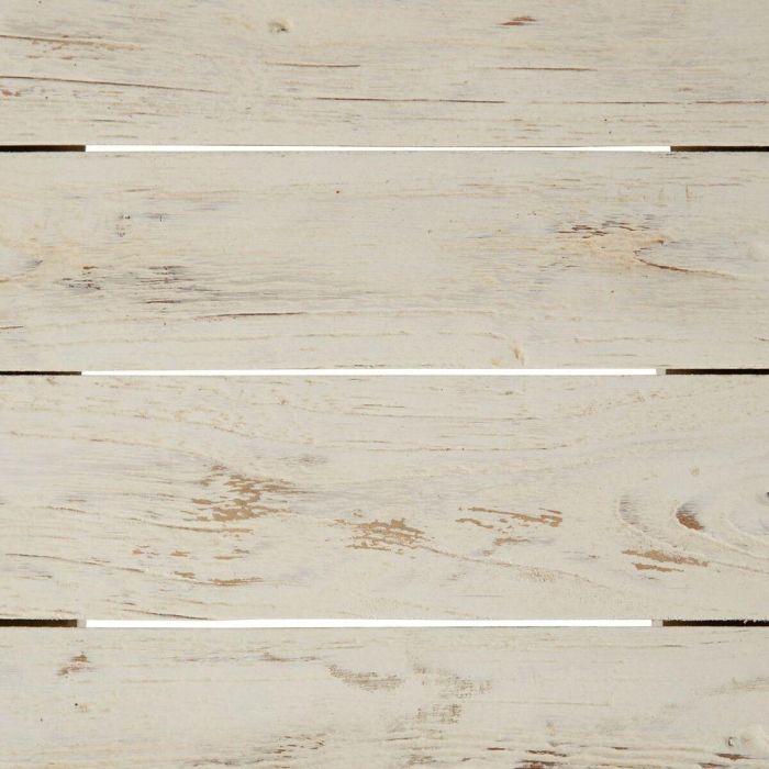 Banqueta Blanco madera de teca 120 x 30 x 45 cm 4