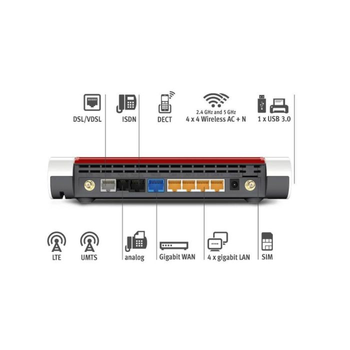 Modem Router Fritz! Box Wireless 2 gr 2 Modem Router Fritz! Box Wireless 2 gr 2