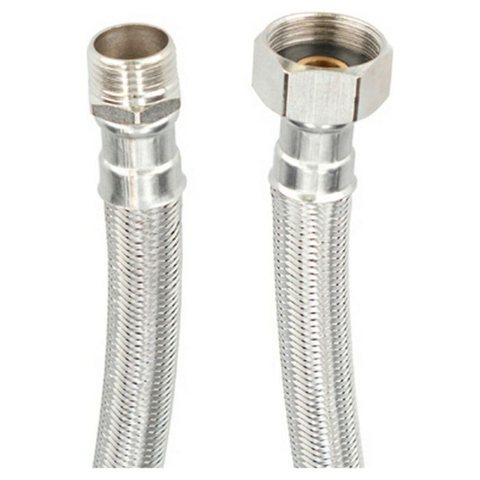 Latiguillo Fontastock acero inoxidable AISI 304 EPDM Macho 1/2"- Hembra 3/4" 25 cm Latiguillo Fontastock acero inoxidable AISI 304 EPDM Macho 1/2"- Hembra 3/4" 25 cm