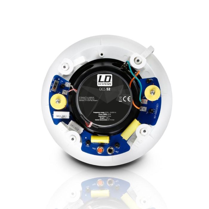LD Systems Integration Serie Contractor (LDCICS52) 5.25" 2-Way In-Ceiling Speaker Warranty 2 Years (Pu8) 3 LD Systems Integration Serie Contractor (LDCICS52) 5.25" 2-Way In-Ceiling Speaker Warranty 2 Years (Pu8) 3
