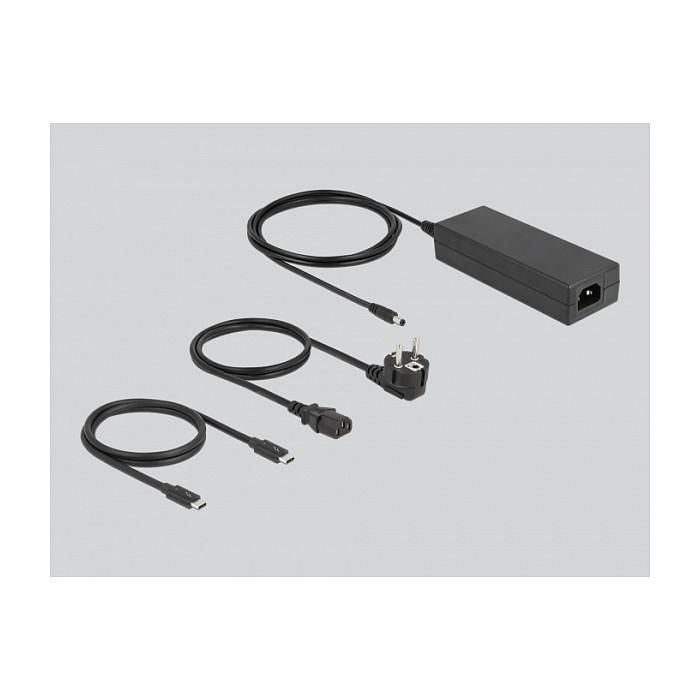 DeLOCK Thunderbolt 4 Hub 3 Puertos con Puerto SuperSpeed USB 10Gbps Tipo A - 8K Resolución, Aluminio Gris, Plug & Play 2 DeLOCK Thunderbolt 4 Hub 3 Puertos con Puerto SuperSpeed USB 10Gbps Tipo A - 8K Resolución, Aluminio Gris, Plug & Play 2