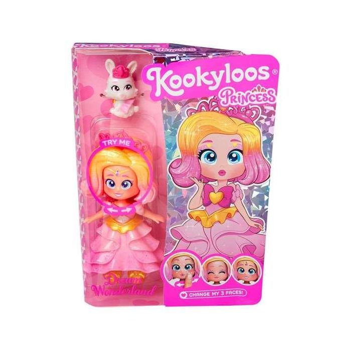 Muñeca kookyloos princess dolls incluye muñeca conjunto de ropa,diadema y mascota. 18x26.5x23.5 cm Muñeca kookyloos princess dolls incluye muñeca conjunto de ropa,diadema y mascota. 18x26.5x23.5 cm