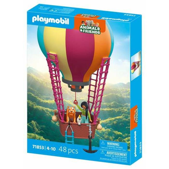 PLAYMOBIL 71853 Viaje En Globo Animals Y Friends, con tigre y cacatúa, para niños +4 años 4 PLAYMOBIL 71853 Viaje En Globo Animals Y Friends, con tigre y cacatúa, para niños +4 años 4