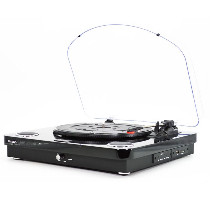 Tocadiscos Aiwa GBTUR120B Negro 2 Tocadiscos Aiwa GBTUR120B Negro 2