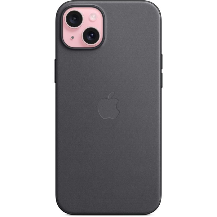 Apple iPhone 15 Plus MT423ZM/A - Funda Fina de Tejido con MagSafe para iPhone 15 Plus Negro 1 Apple iPhone 15 Plus MT423ZM/A - Funda Fina de Tejido con MagSafe para iPhone 15 Plus Negro 1