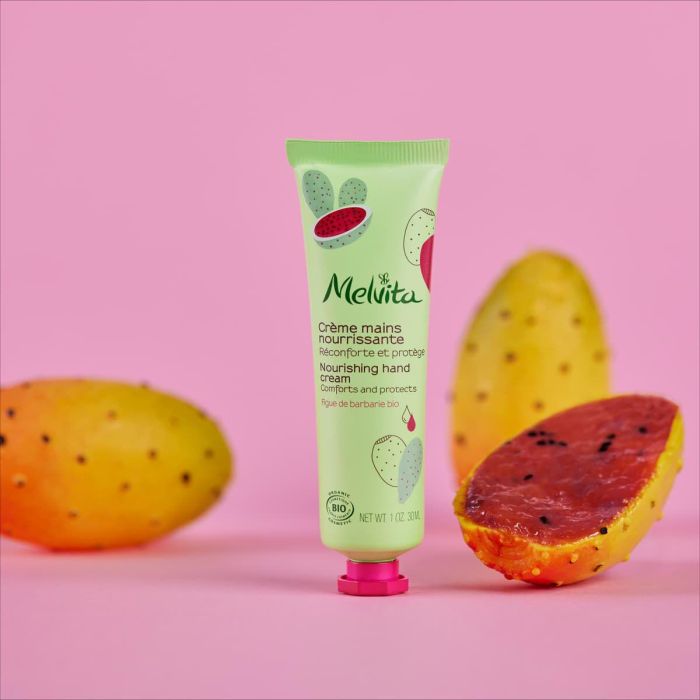 Melvita IMPULSE Crema de Manos Nutritiva con Aceite de Higo Chumbo para Piel Seca y Tirante 100% Natural y Vegana 30 ml 1