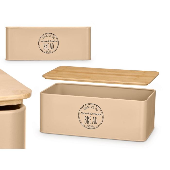 Caja Pan Tapa Bambu Beige Kinvara 33x12x18cm (Set de 4) 0 Caja Pan Tapa Bambu Beige Kinvara 33x12x18cm (Set de 4) 0