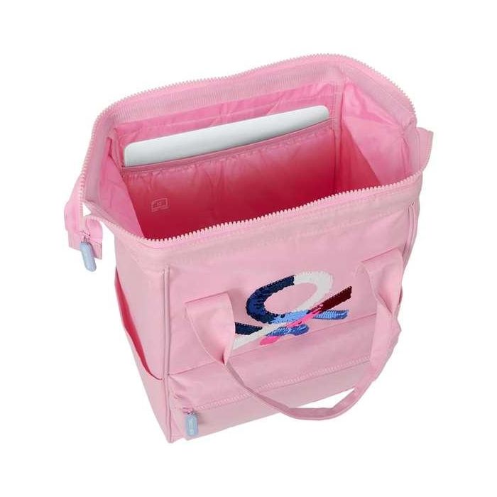Mochila para Portátil Benetton benetton Rosa 27 x 40 x 19 cm 1 Mochila para Portátil Benetton benetton Rosa 27 x 40 x 19 cm 1