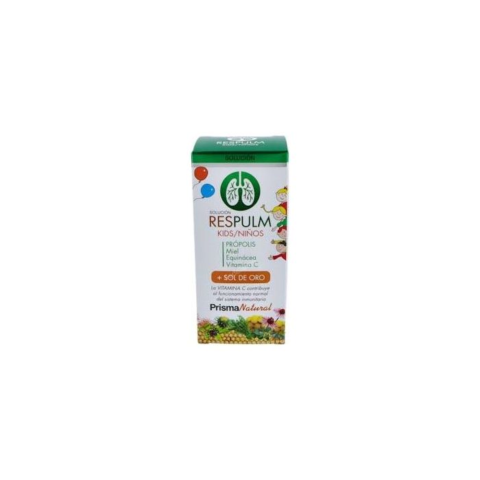 Prisma Natural Respulm Kids Jarabe Infantil Própolis 12 Plantas y Vitamina C para el Sistema Inmunitario 180ml