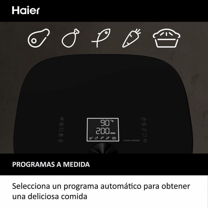 Haier HAF5TWA 011 6,5 L Independiente 2000 W Freidora de aire caliente Negro 28
