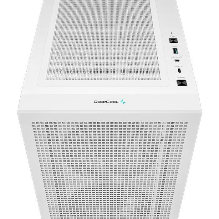 Caja de PC sin fuente de alimentación - DEEPCOOL CH560 (Blanco) - Torre media - Formato E-ATX 3 Caja de PC sin fuente de alimentación - DEEPCOOL CH560 (Blanco) - Torre media - Formato E-ATX 3