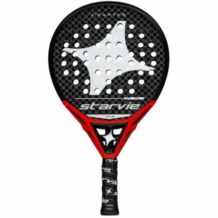 Pala de Pádel Starvie Starvie Raptor Pro Touch Negro Carbono Goma Eva