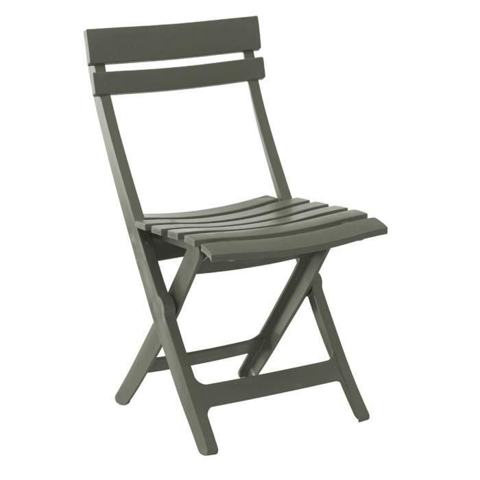 Silla plegable - GROSFILLEX - Miami - Verde bosque - Resina Silla plegable - GROSFILLEX - Miami - Verde bosque - Resina